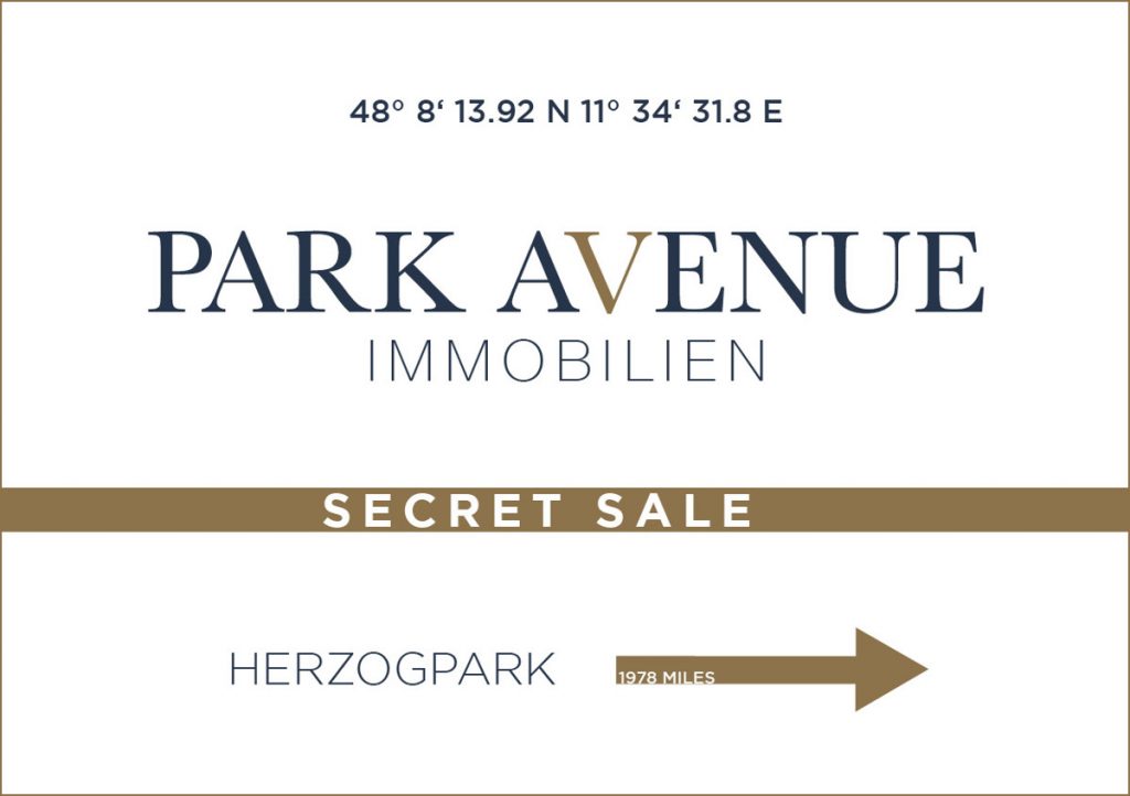 Secret Sale im Herzogpark – diskreter Immobilienverkauf von Park Avenue Immobilien