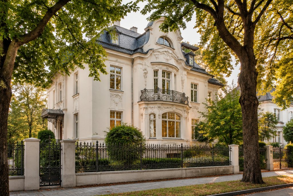 Stadtvilla mit Garten in München-Bogenhausen