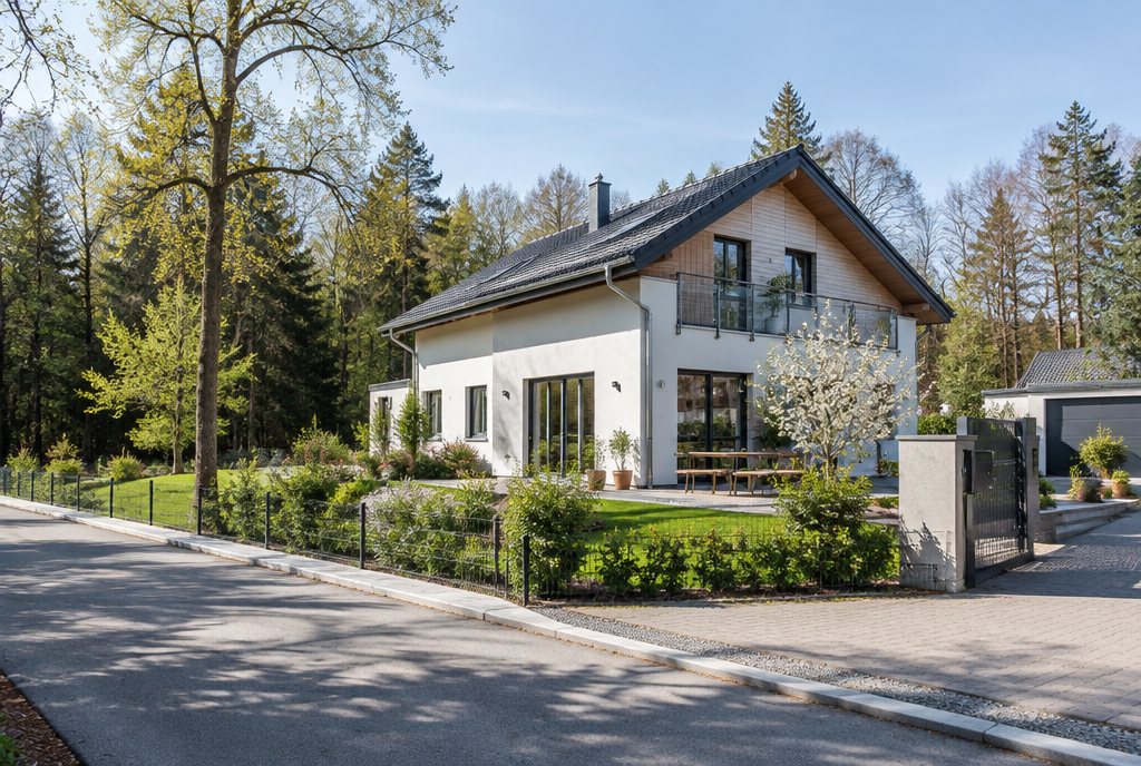 Einfamilienhaus am Waldrand in Trudering