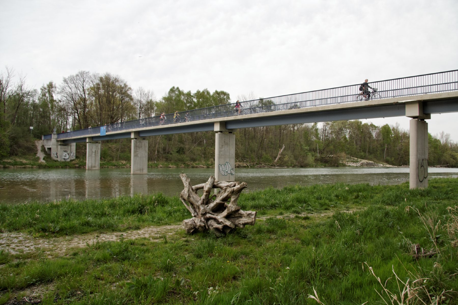 Isarsteg in Unterföhring