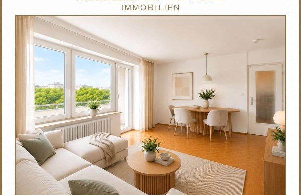3-Zimmer-Wohnung mit Balkon und Weitblick in München-Fürstenried – Bild 1