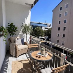 Balkon am Tag