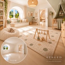 Children's room (virtually staged)